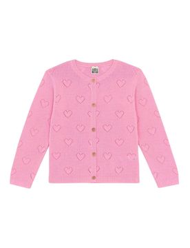 Bonton Cardigan Con Ricamo