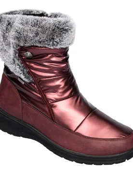 Winterstiefel mit Spikes "Karla" rot 36 Damen - wonderwalk - FashionsVida