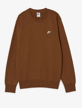 Sweat Crew Club marron/blanc l - Nike - FashionsVida