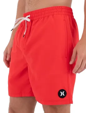 Short De Bain Volley Icon Solid 17´´ Aloha Red L