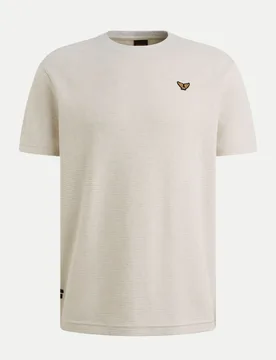 T-shirt mit Strukturiertem Muster Beige XXL - PME Legend - FashionsVida