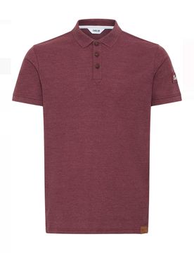 Solid Camiseta rojo vino