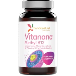 Cápsulas Vitanano Methyl B12 liposomado