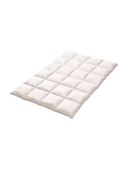 Edredón de plumón 140x200cm CLASSIC Cálido Blanco blanco