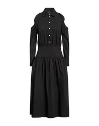 Midi-Kleid Damen Schwarz 32,34,36,38 Damen