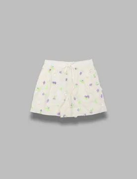 Jelena embroidered mini shorts - Essentiel Antwerp - FashionsVida