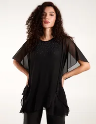 Diamante Tunic - S/M / BLACK - female