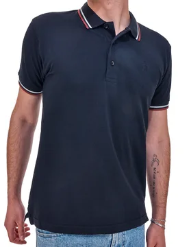 Polo Mezza Manica Nera 1350 M - US GOLF CLUB - FashionsVida