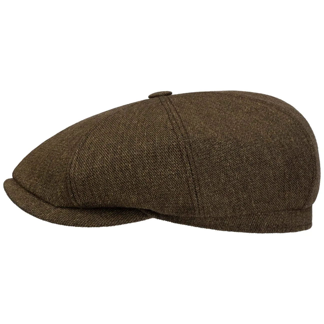 Hatteras Forestburg Flat Cap by - brown - Size: 55 cm - Stetson - FashionsVida