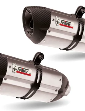 Terminali Suono Inox-Carbonio Ducati Monster S4 2001-2003 - Mivv - FashionsVida