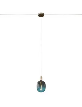 Cables Suspension Luminaire Spider 3 Falls Satin Titanium One Size - Creative - FashionsVida