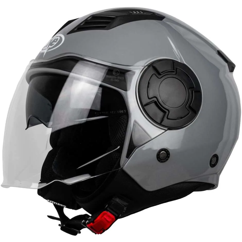 Casco Moto Jet ALFA 2.0 Solid Nardo Grey taglia XS - ONE - FashionsVida