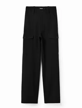 Pantalon cargo basique BLACK XL female - Desigual - FashionsVida
