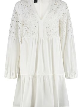 Pinko Broderie Anglaise Mini Dress