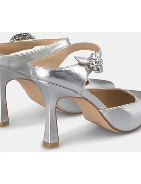 Zapatos de salón de mujer destalonados con hebilla de pedrería - Alma en Pena - FashionsVida