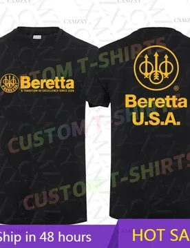 Men T Shirt Casual Berettas Guns Weaponry T-shirt Graphic Summer Sports Short Sleeves 100% Cotton Streetwear S-3XL Cool Tee - Aliexpress - FashionsVida