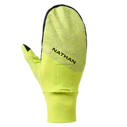 Hypernight Convertible 2 Mittens Hi Vis Yellow/Hex Print S Men,Women