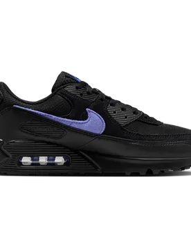 Air Max 90 Men's Sneakers - Black - Size 7.5 - Mesh/Synthetic - Black - Size: 7.5 - Nike - FashionsVida