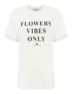 Elisabetta Franchi T-shirt in raso