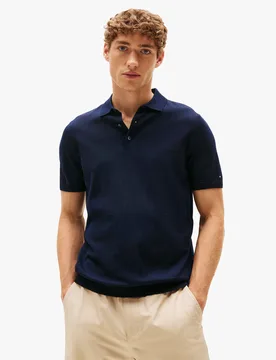 Polo manches courtes en laine - Tommy hilfiger - FashionsVida