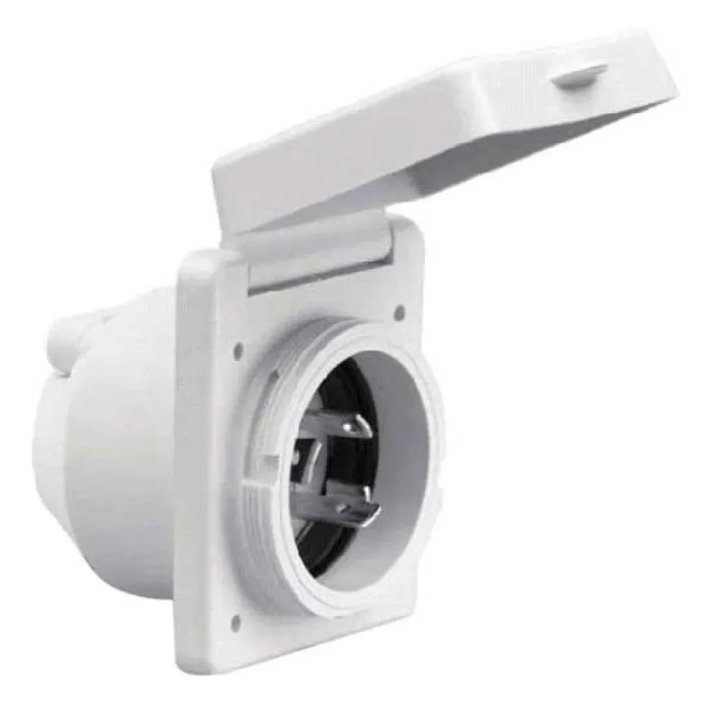 Easy Lock Watertight Plug Glass-Filled Polyester Standard Inlet 32 A / 230 V unisex - Mastervolt - FashionsVida