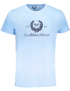 Herren T-Shirt Hellblau AU01419LINO_AZLIGHBL