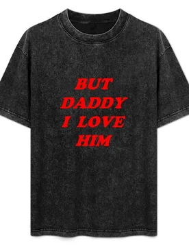 But daddy i love him T-Shirt Basic Short Sleeve Cotton Blend T-Shirt - Aliexpress - FashionsVida