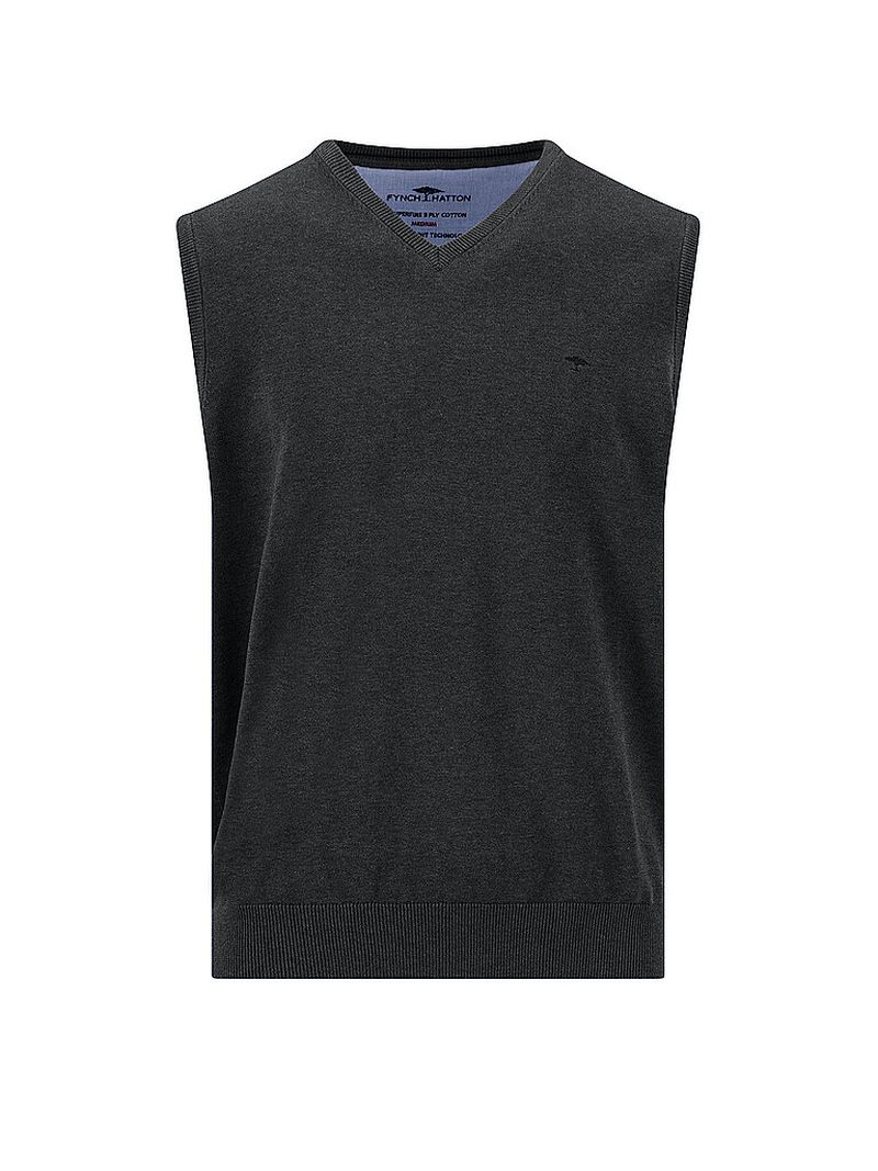Pullunder schwarz 4XL herren