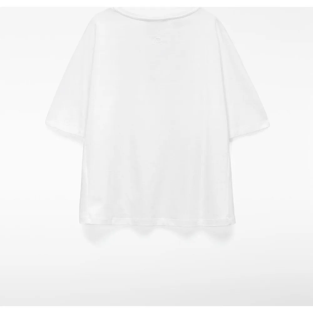 Camiseta de mujer de algodón orgánico español - Adolfo Dominguez - FashionsVida