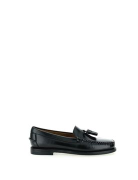 Mocassini in pelle NERO 6.5