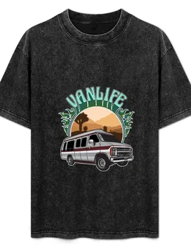 Van Life in Joshua Tree T-Shirt Essential Solid Color T-Shirt - Aliexpress - FashionsVida