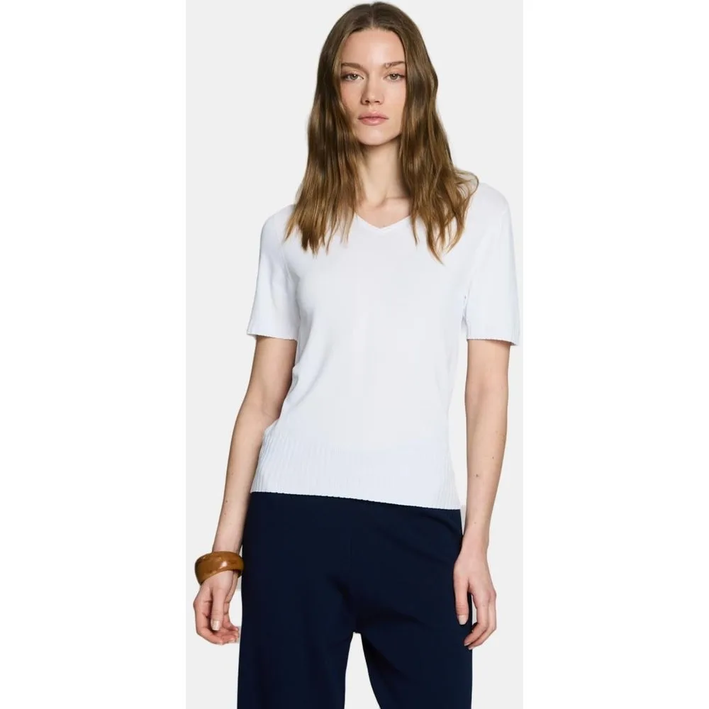 Jersey de mujer cuello pico, manga corta - Escorpion - FashionsVida