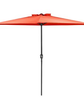 Wand-Sonnenschirm orange