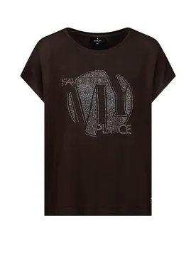 Monari Camiseta marrón 38 - monari - FashionsVida