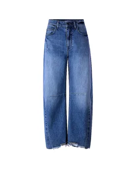Jeans Jambe Tonneau bleu 31/L32 - Richroyal - FashionsVida