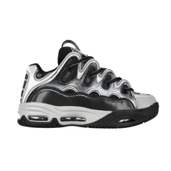 Sneaker - D3 2001 - EU37 bis EU47 - Größe EU41,5 - schwarz/silberfarben - Unisex - unisex