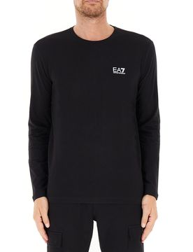 T-shirt maniche lunghe NERO L