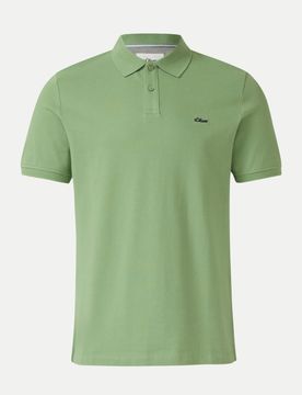 RED LABEL Poloshirt Piqué Grün M