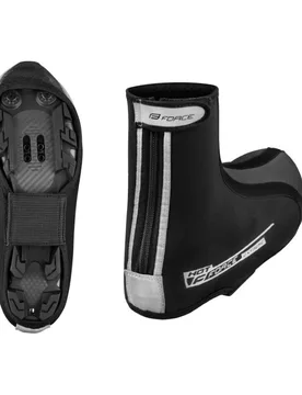 Copriscarpe ciclismo neoprene HOT EXTREME MTB nero - FORCE - FashionsVida