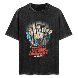 Umbrella academy vs the world T-Shirt Novelty Print Casual Tee Shirt