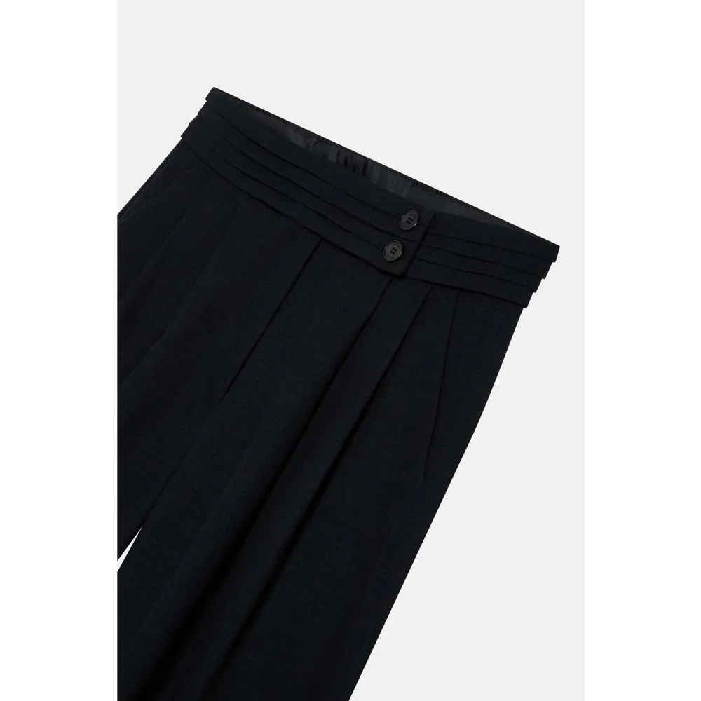 Pantalón de mujer de corte recto y ancho - Bimani - FashionsVida