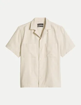 Marc O' Polo mit Streifenstruktur Beige XL - Marc O'Polo - FashionsVida