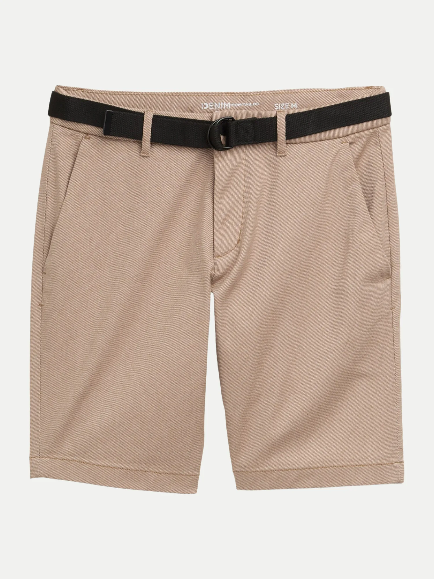 Regular structured chino short Beige XL - Tom Tailor Denim - FashionsVida