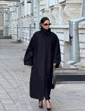 Women's Windproof Trench Coat Chic Long Sleeve Loose Fit Overcoats Stand Collar Long Jackets 2026 Lady Street Fashion Outerwears - Aliexpress - FashionsVida