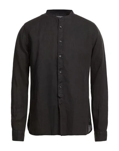 Hemd Herren Schwarz 44,45 Herren - TINTORIA MATTEI 954 - FashionsVida