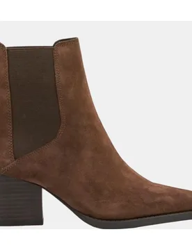 Botines para Mujer cowboy de piel con tacón de 5 cm - Another Trend - FashionsVida