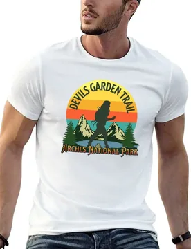 Hiking Devils Garden Trail Arches National Park Arches Utah T-Shirt graphic t shirts for man g man t shirts for men T-Shirt - Aliexpress - FashionsVida