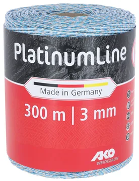 AKO PlatinumLine Litze weiß/blau, 300m, 6x 0,2 Niro, 4x 0,25 Cu - AKO Weidezaun - FashionsVida