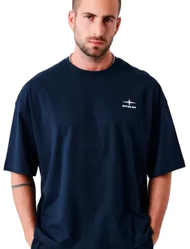 X Paris T-shirt à Manches Courtes Essentials Blue Navy M