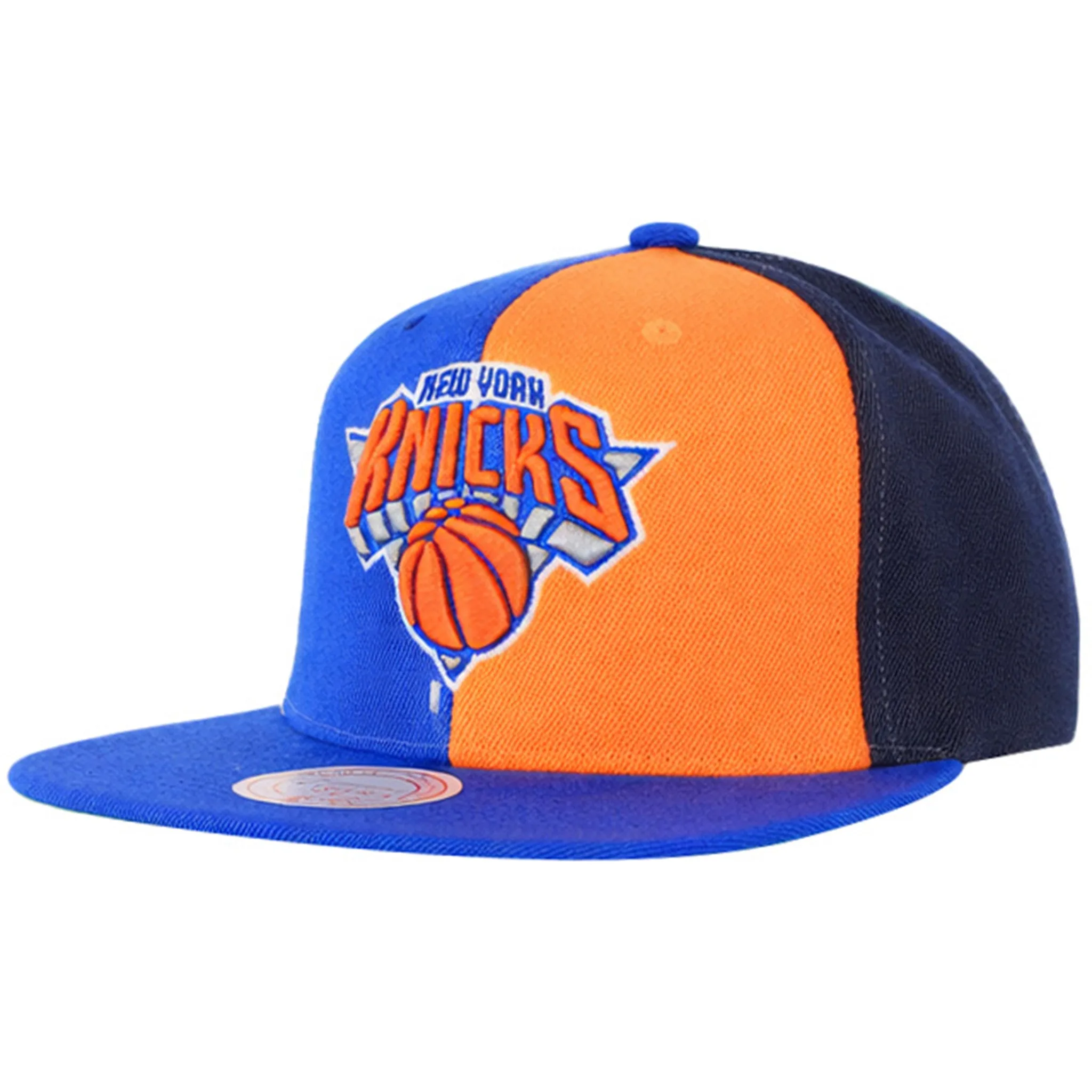 Unisex Nba New York Knicks What The? Blue Cap - One Size - Mitchell & Ness - FashionsVida